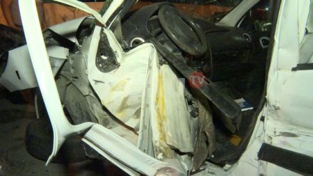 Abşeron rayonunda iki avtomobil toqquşub, ölən var - FOTO