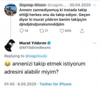 Muraddan izləyicisinə jest - Foto