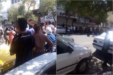 İranın Şiraz şəhərində kütləvi etirazlar genişlənir