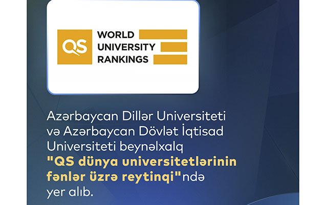 İki Məşhur Universitetimiz DÜNYA REYTİNQİNDƏ!!!
